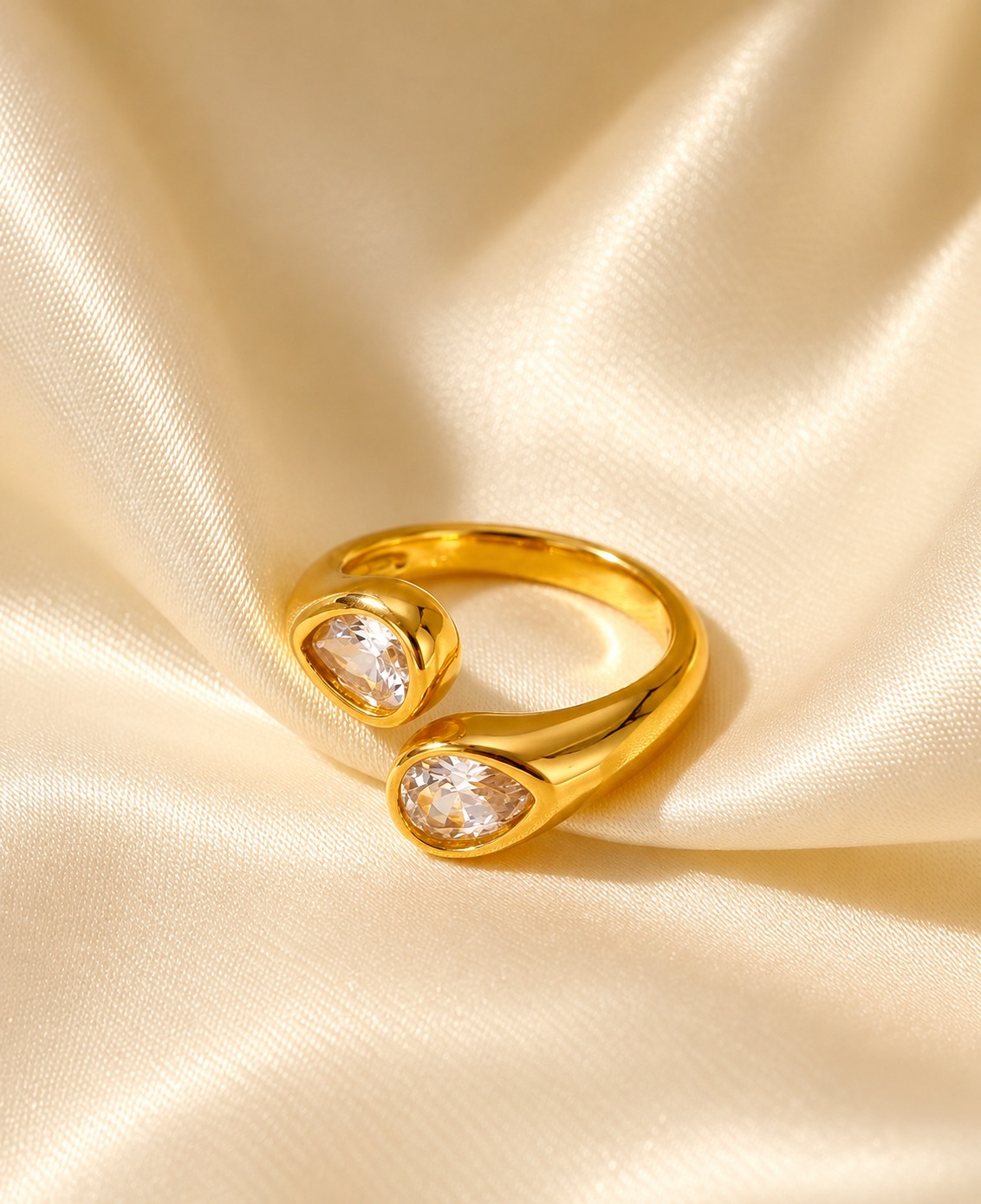 Double Stone Ring
