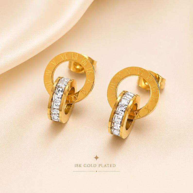Bvlgari Double Stone Earings