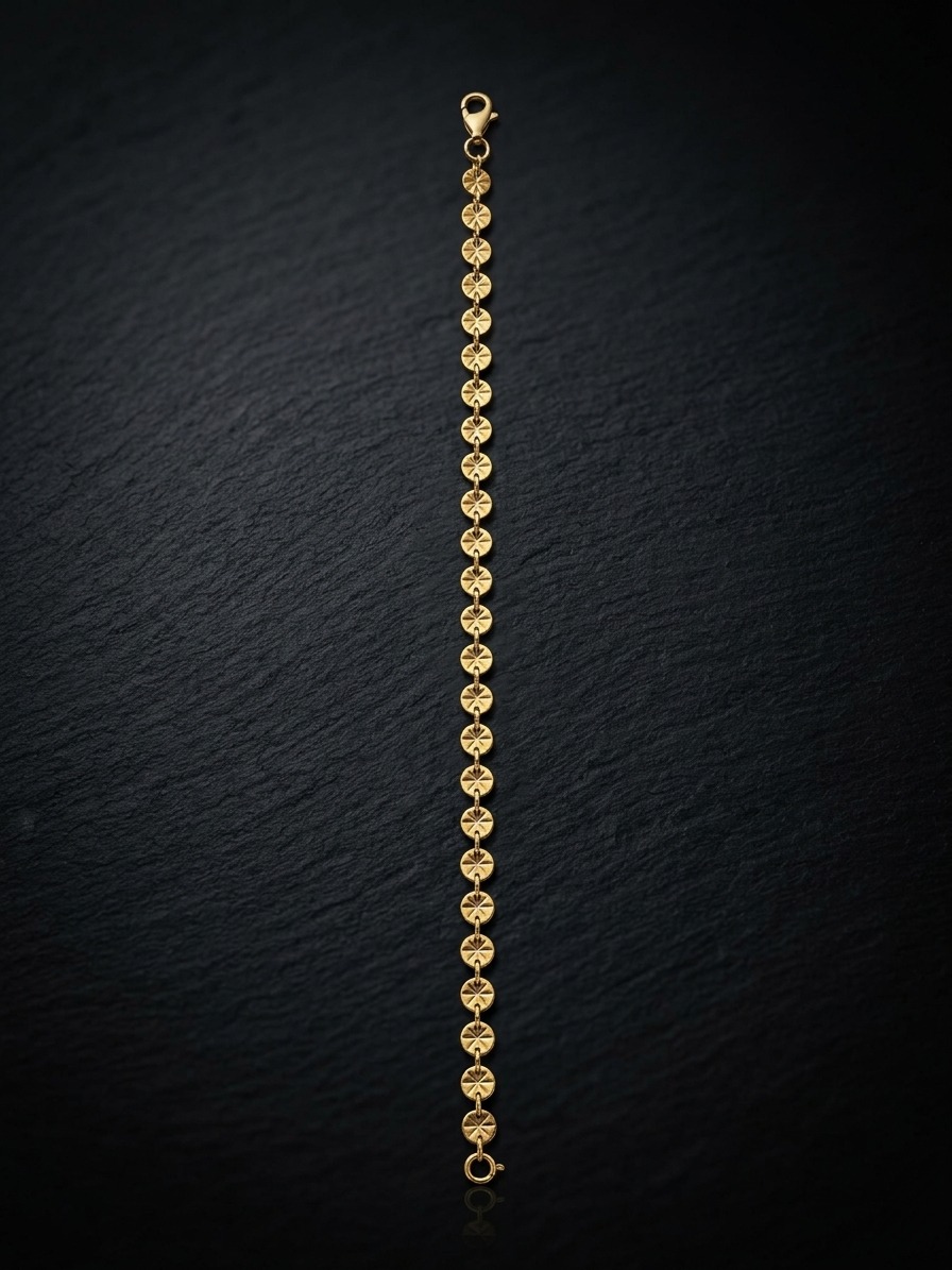 Gold Plated Coin bracelet