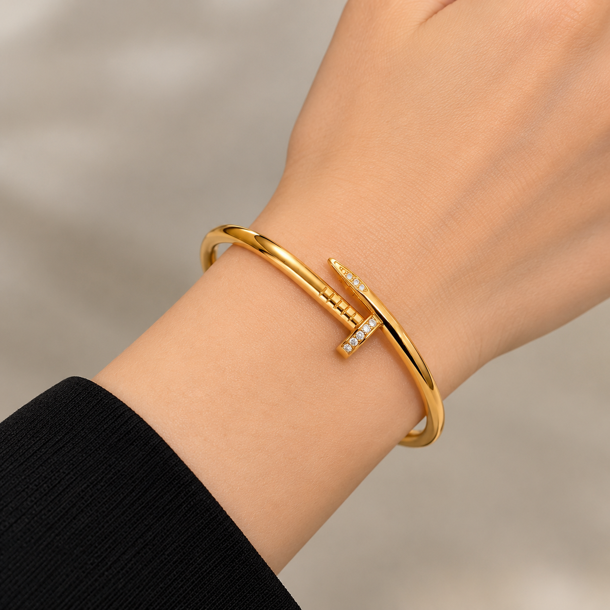 Cartier Nail Stone Handcuff