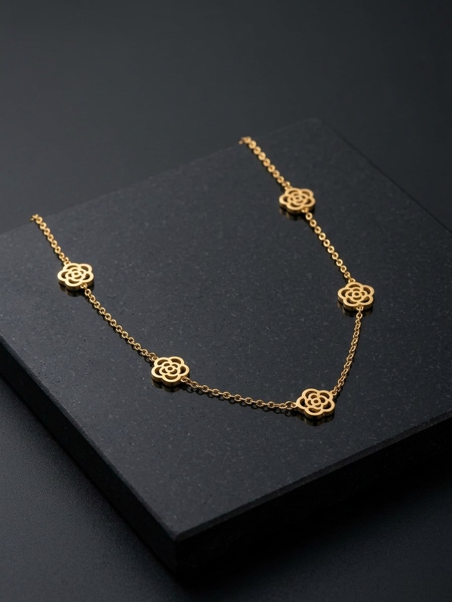 Flower Station Necklace