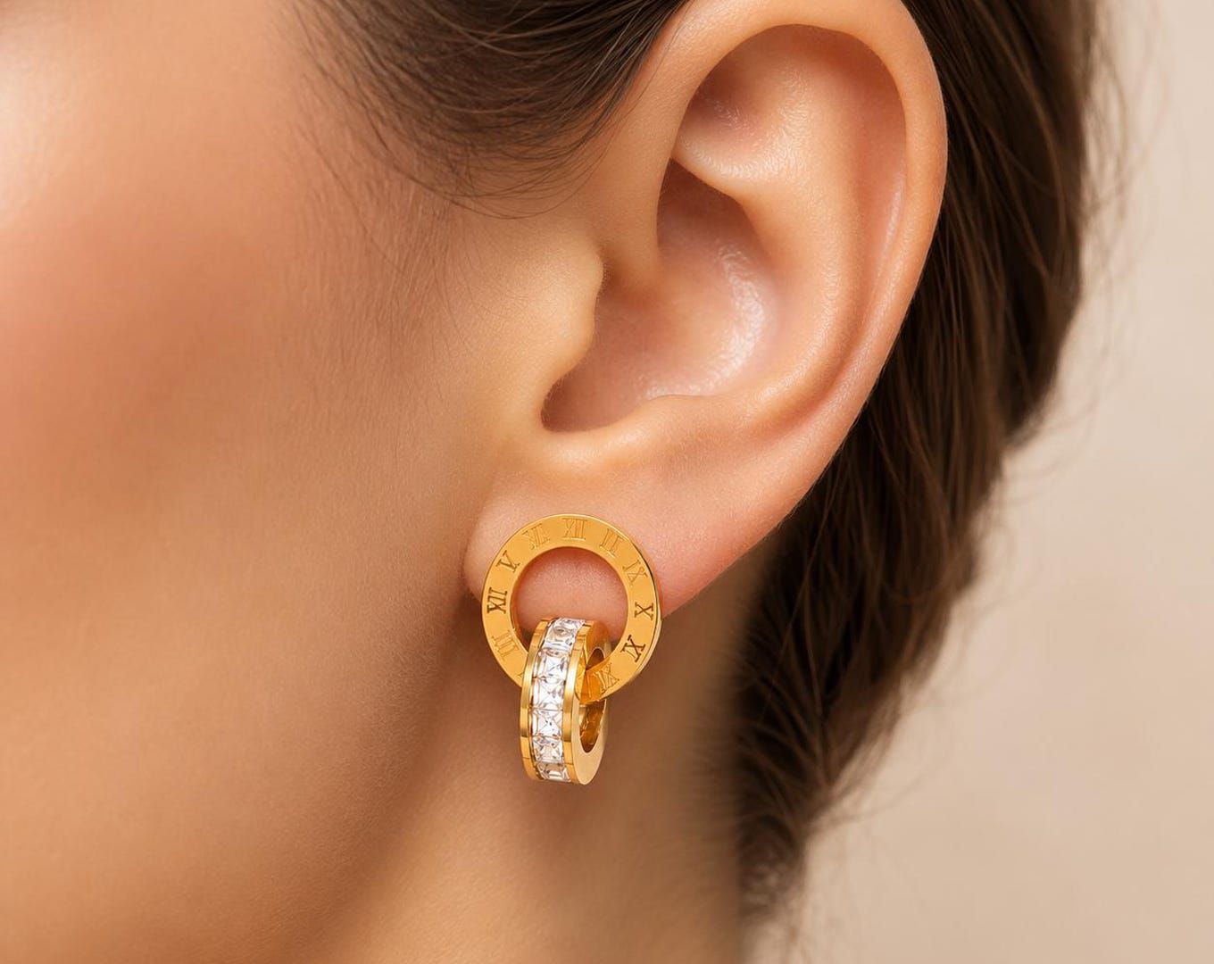 Bvlgari Double Stone Earings